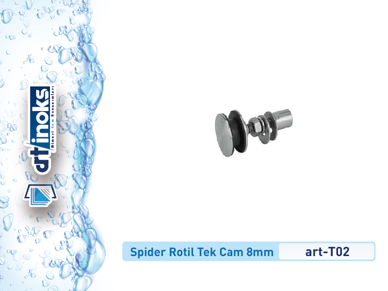 Silikon Transparan Cam Cephe Spider Rotil 16 mm art-T02